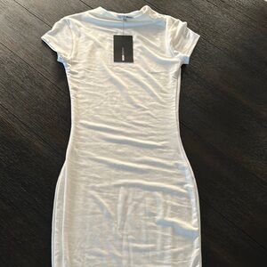 Fashion Nova White Midi Dress